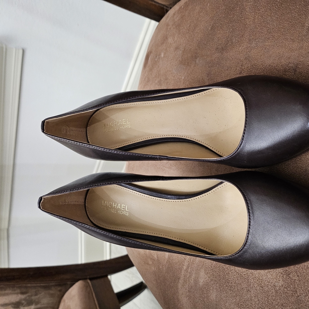 MICHAEL Michael Kors Brown Heels with Pointed Toe
